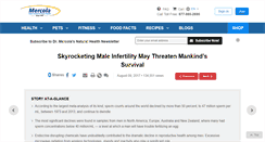 Desktop Screenshot of menshealth.mercola.com
