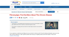 Desktop Screenshot of fibromyalgia.mercola.com