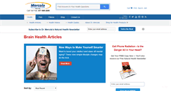 Desktop Screenshot of brainhealth.mercola.com