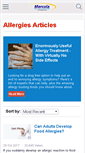 Mobile Screenshot of allergies.mercola.com