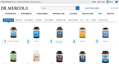 Desktop Screenshot of products.mercola.com