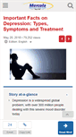 Mobile Screenshot of depression.mercola.com
