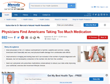 Tablet Screenshot of drugs.mercola.com