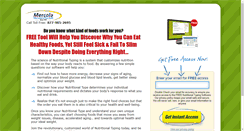 Desktop Screenshot of nutritionaltyping.mercola.com
